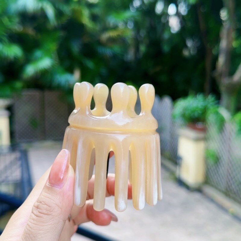 牛角头疗梳洗头疗梳按摩头部经络疏通改善睡眠头皮白发掉发脱发,家庭/个人清洁工具,梳子/化妆梳/按摩梳,淘宝优惠券,粉丝福利购,淘宝优惠卷