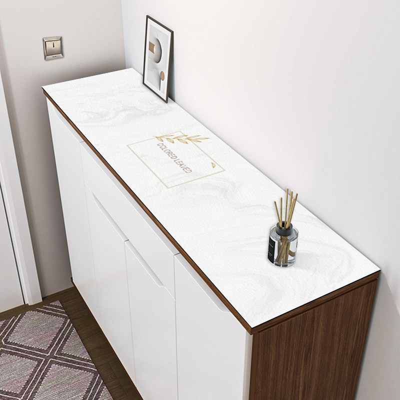 仿大理石桌垫电视柜垫子盖布防水防油餐柜鞋柜桌布玄关柜保护垫,居家布艺,桌布,淘宝优惠券,粉丝福利购,淘宝优惠卷