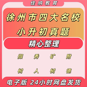 徐州小升初四大名校试卷电子版