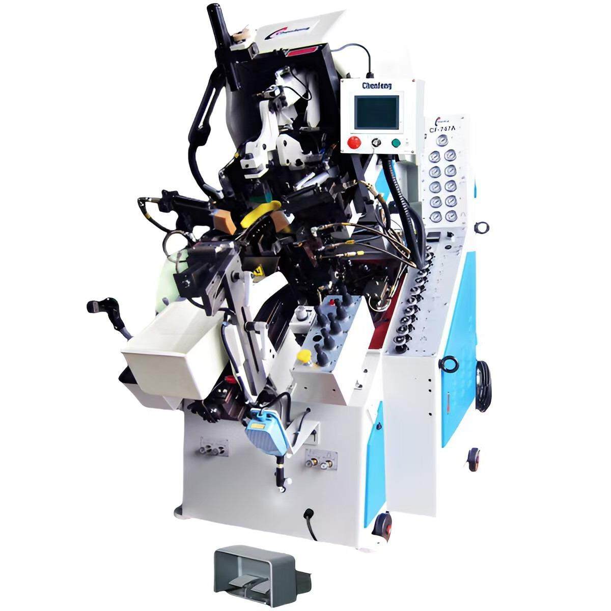 电脑控制上胶制鞋前帮机油压二手九爪鞋帮拉帮机全锋CF-747MA/A,机械设备,制鞋机械,淘宝优惠券,粉丝福利购,淘宝优惠卷