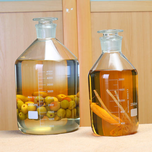 速兴利加厚加大玻璃油壶食用油储存瓶装油瓶超大环保油壶小口油瓶