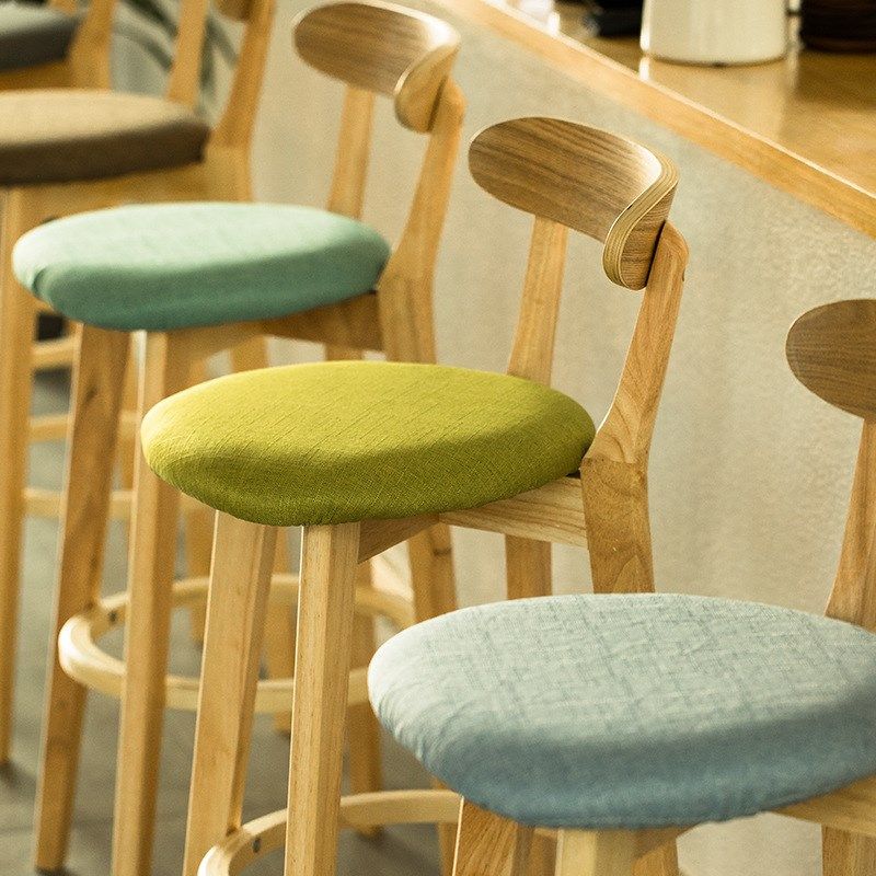 简实木椅家靠背台欧代约吧吧脚椅凳现茶凳台奶前台高用店北吧酒子,住宅家具,家用高脚椅,淘宝优惠券,粉丝福利购,淘宝优惠卷