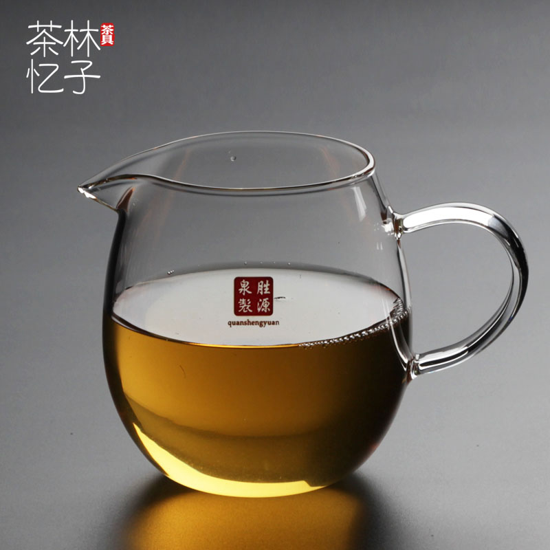 高温耐热玻璃公道杯加厚公杯茶海茶漏分茶杯圆形方形透明创意匀杯图片