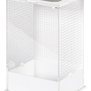 REPTIZOO亚克力饲养盒蟋蟀箱竹蛉昆虫盒螳螂罐蝈蝈笼子鸣虫生态盒