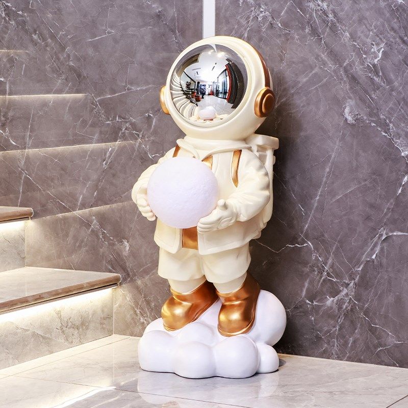 太空宇航员大型落地灯存钱罐客厅储蓄罐高档摆件装饰乔迁新居礼品,家居饰品,落地摆件,淘宝优惠券,粉丝福利购,淘宝优惠卷