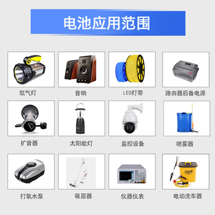 迈斯翠灭蛉灯疾控测蚊虫专用 12V锂电池大容量音电源伏户外小体积