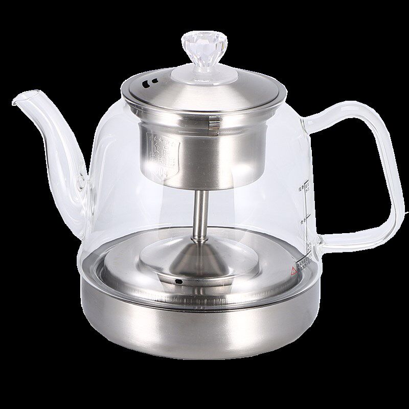 电热水壶茶炉通用配件 小三环蒸汽喷淋式煮茶器壶玻璃单壶消毒锅