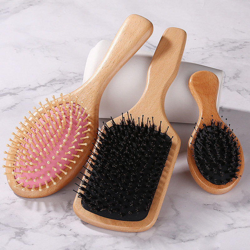 头皮按摩梳子头部顺发防静电气垫实木梳家用女美发梳气囊卷发梳头,家庭/个人清洁工具,梳子/化妆梳/按摩梳,淘宝优惠券,粉丝福利购,淘宝优惠卷