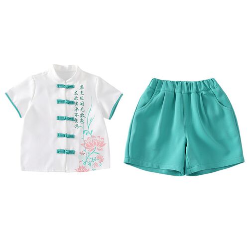 儿童汉服夏装男女童中国风古装夏季表演服古风唐装六一演出服套装