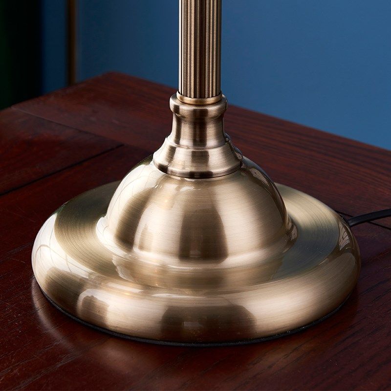 美式书房台灯温馨创意欧式复古奢华学习工作办公桌客厅卧室床头灯