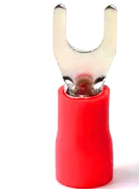 sv1.25-3欧式叉型预绝缘冷压接线端子U形Y型铜线耳端头sv1.25-4L