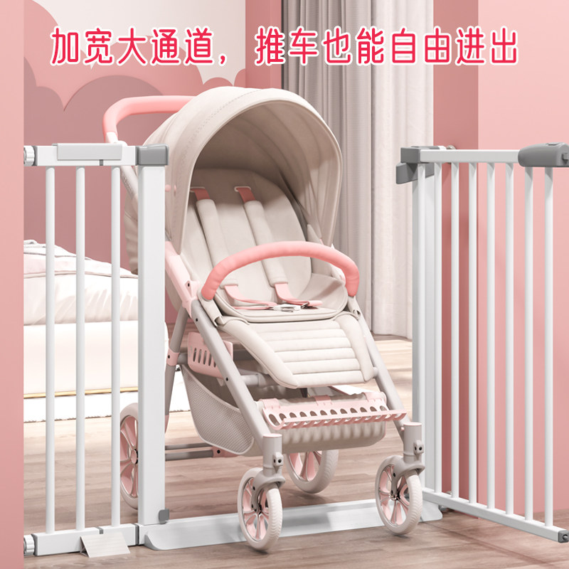 楼梯口护栏儿童安全门栏防护栏婴儿围栏宝宝栏杆宠物隔离门栅栏门