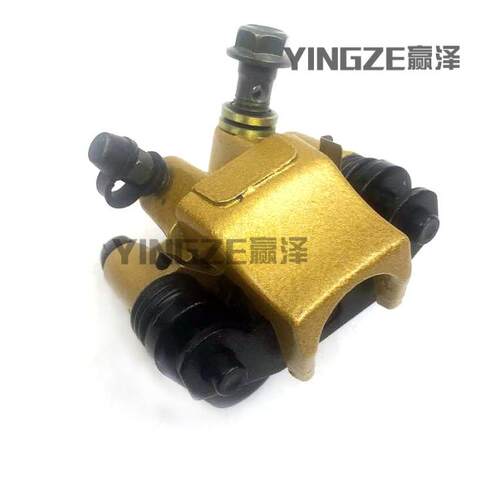四轮沙滩车配件前刹车下泵改装110CC卡丁车前碟刹泵刹车卡钳 下泵