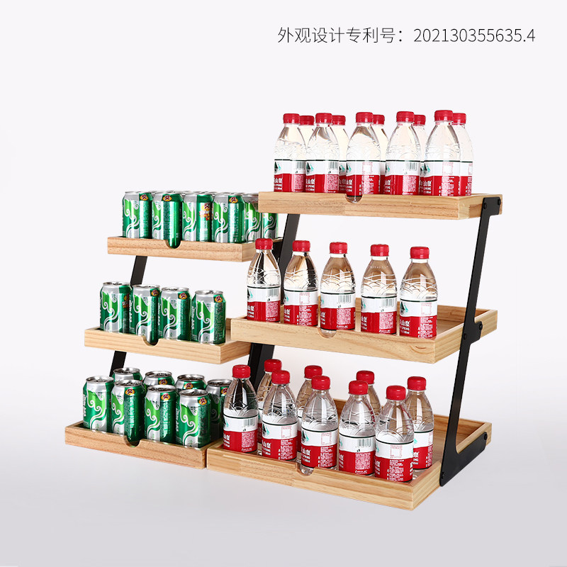 面包展示架超市水果饮品零食玩具糖果辣条陈列架便携式自由组合架