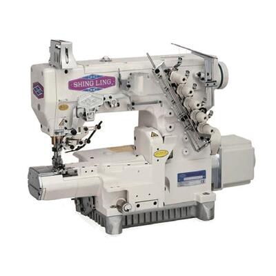 新款台湾星菱VG888A电脑绷缝车 小方头坎车 自动剪线冚车