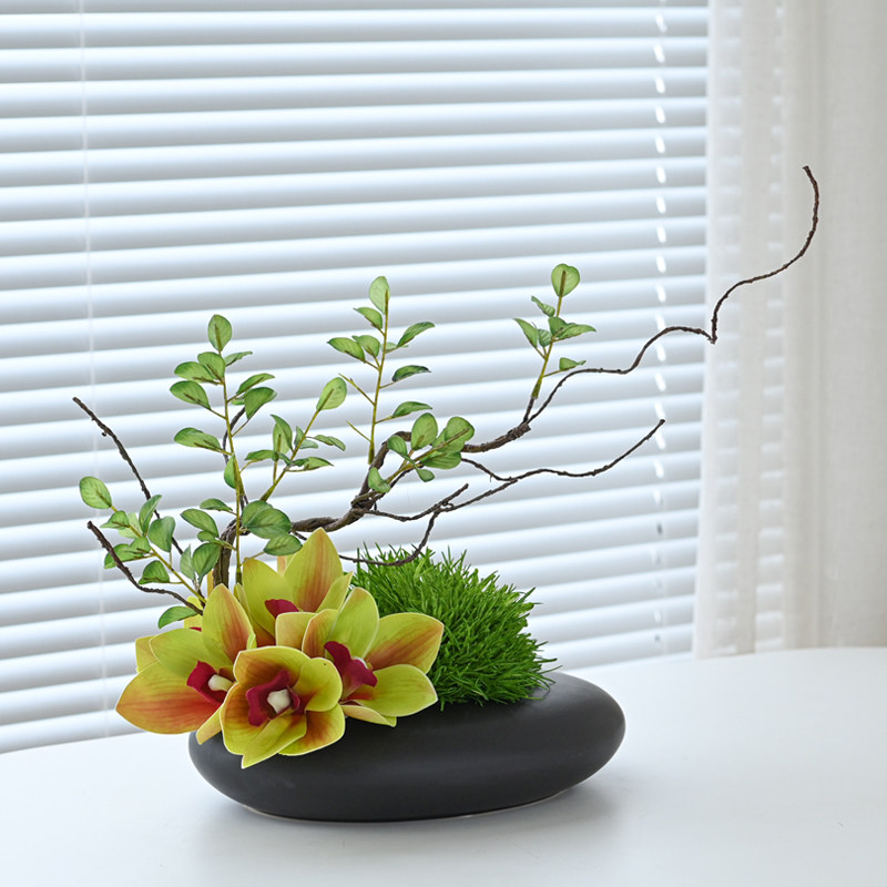 酒店大圆餐桌转盘中间装饰餐桌花摆花桌花摆件宴会花艺会议仿真花,家居饰品,餐桌花艺,淘宝优惠券,粉丝福利购,淘宝优惠卷