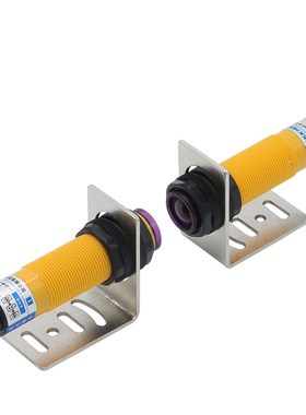 红外线对射光电开关CHE18-5MNA-B710 E3F-5DN1-5L三线NPN常开24V