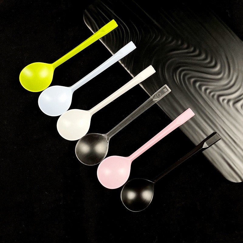 金龟勺一次性勺子单独包装塑料汤勺西瓜奶茶水果捞勺甜品小勺调羹
