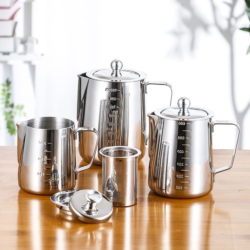 304不锈钢飘逸杯过滤可拆洗泡茶壶冲茶器旅行功夫茶具加厚拉花杯