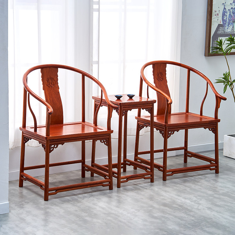 木果果木 红木家具 大果紫檀恭王府圈椅组合中式古典实木休闲椅子,住宅家具,圈椅,淘宝优惠券,粉丝福利购,淘宝优惠卷