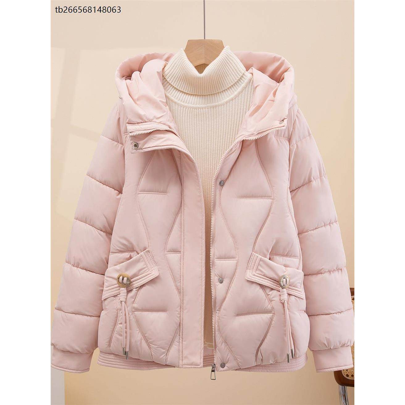 今年流行羽绒棉服女2025冬季新款小个子爆款棉服棉袄短款保暖外套