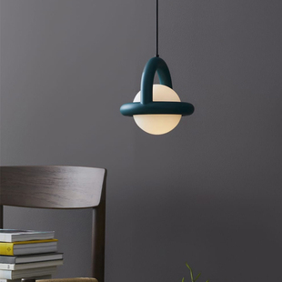 创意圆球艺术长线气球小吊灯丹麦设计师主卧室床头灯咖啡厅吧台