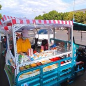 电动三轮车改造摆摊架子流动经营架子早餐赶集流动车架臭豆腐烧烤