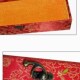 祥云绸缎精品锦旗盒高档包装 盒画卷盒红黄礼品盒