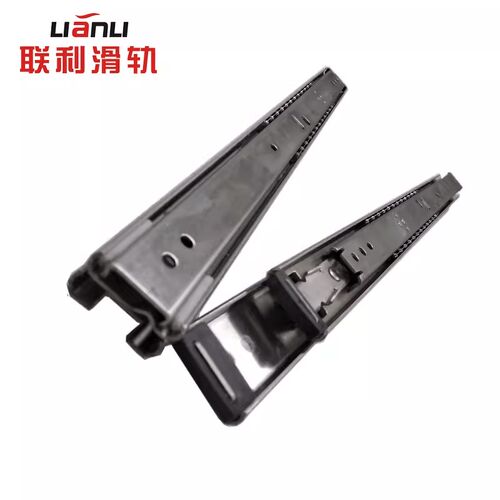 IDB01 35宽不锈钢互锁三节工业线性滑轨烘烤箱冰柜内轨可抽出导轨