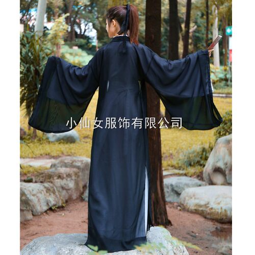 汉服女黑暗系夏古装学生武侠侠客侠女仙女中国风复古风魏晋风广袖