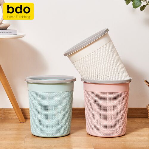 BDO压圈垃圾桶家用客厅轻奢大号卧室创意卫生间厕所宿舍厨房纸篓