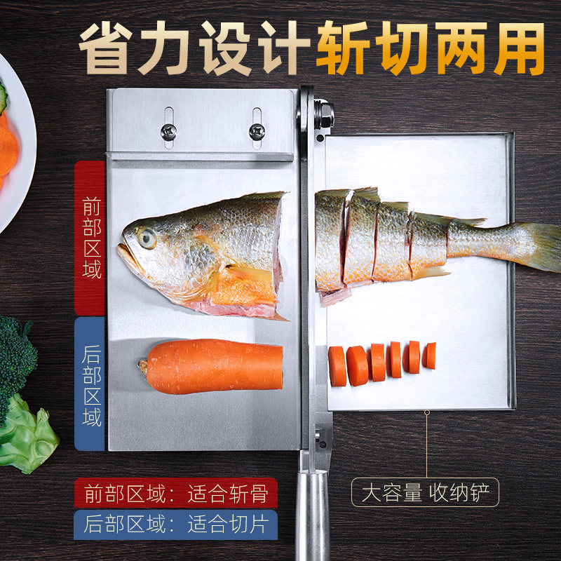 不锈钢手动商用斩骨刀  家用小型剁骨专用锯骨机  手动闸刀切肉刀