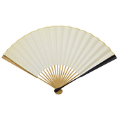 95寸18方墨竹折扇大水滴头苏工面文玩扇子中国风竹子黑色扇骨复古