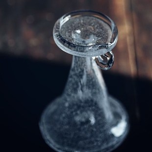 无相佑 传统手作暮雪琉璃烛台花器空间陈设居家北欧风花瓶茶空间
