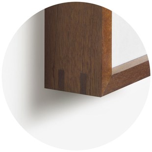 沙比利F 国画字画实木原木相框画框定制装裱影楼相框装饰画a4挂墙