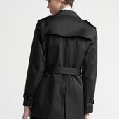 新品 休闲男士 高级感战壕风衣男中长款 青年短款 防风雨外套 修身 秋装