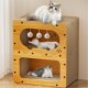 猫抓板窝耐磨不掉屑立式 猫爪板耐抓双层猫窝纸箱猫咪沙发防抓玩具