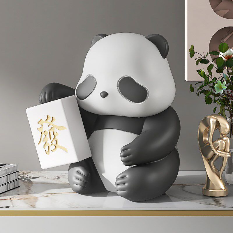 潮玩公仔桌面摆件客厅家居饰品卧室灯电视柜办公室摆设品乔迁新居