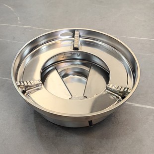 固体酒精炉底座商用干锅炉不锈钢家用小火锅户外防风煮茶器架子