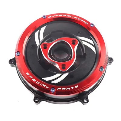 适用杜卡迪 改装透明离合器边盖离合装饰 959/1199/1299 V2 V4/S