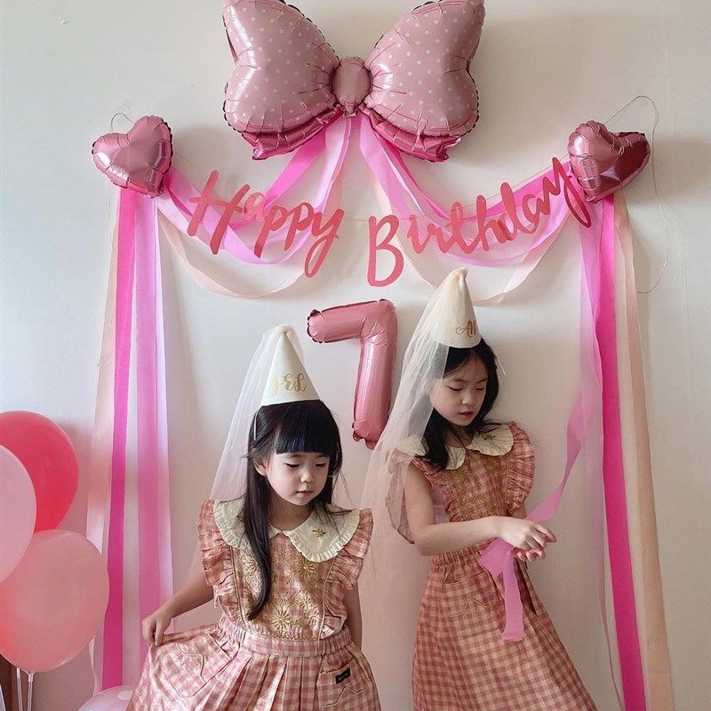 嫩粉色数字小气球纸拉花彩带线背景墙布置节日用品儿童生日会装扮,节庆用品/礼品,节日装扮用品,淘宝优惠券,粉丝福利购,淘宝优惠卷