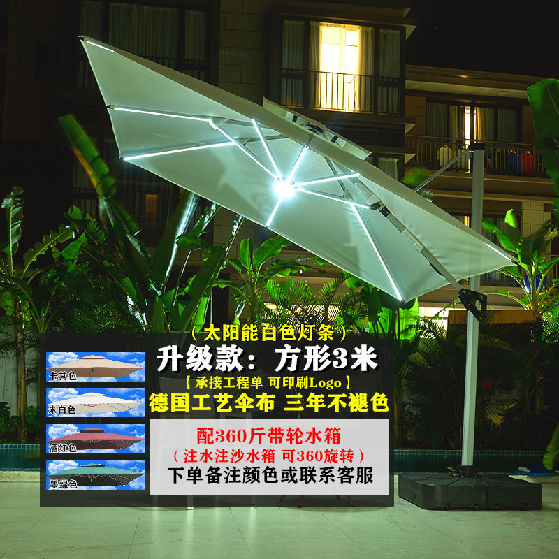 遮阳伞户外庭院伞帐篷花园室外休闲露台太阳伞logo可定制罗马伞
