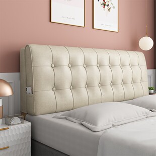 靠垫床头大靠背护腰床上靠枕简约榻榻米科技布靠垫床头板软包套罩