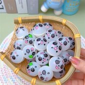 语音控制小夜灯熊猫智能熊猫声控usb家用发光节能氛围灯卧室宿舍