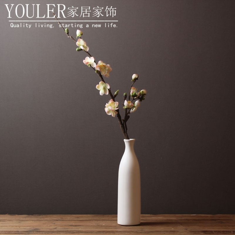 中式腊梅客厅餐桌仿真梅花假花摆放花艺室内装饰插花陶瓷花瓶摆设,鲜花速递/花卉仿真/绿植园艺,仿真花,淘宝优惠券,粉丝福利购,淘宝优惠卷