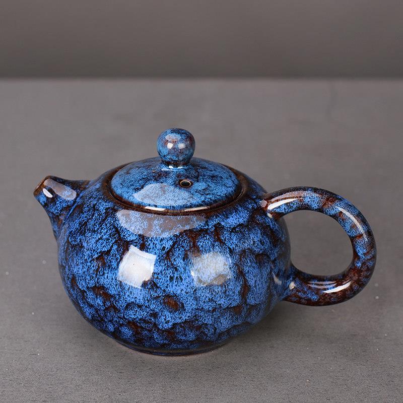 窑变茶壶家用陶瓷功夫茶具喝茶泡茶壶中号办公室会客西施壶单壶子