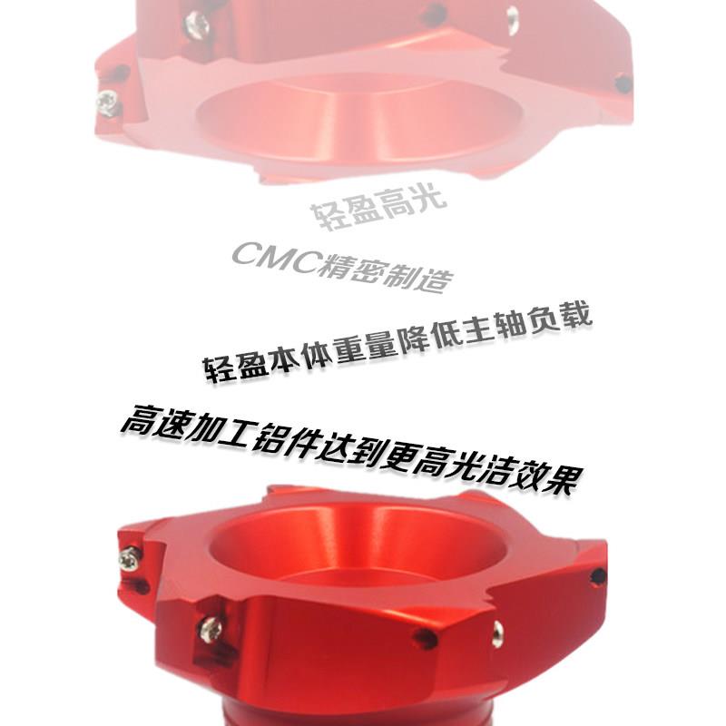 BAP400R直角铝合金刀盘镜面铣铜铝压克力用 90°加工中心高光专用