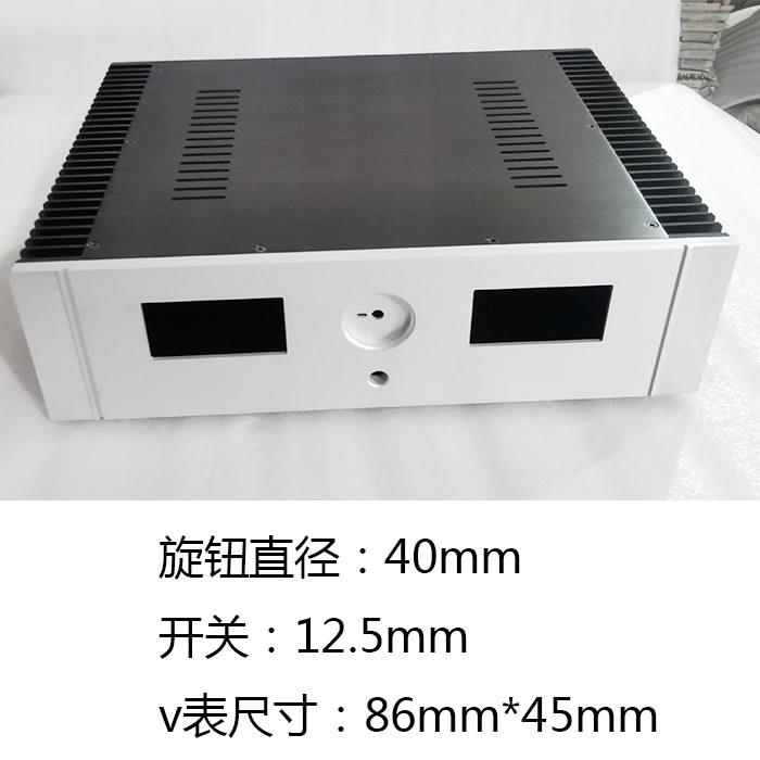 4312两侧散热器 全铝功放机箱 小甲类功放机箱 DIY 电源 铝挤型材