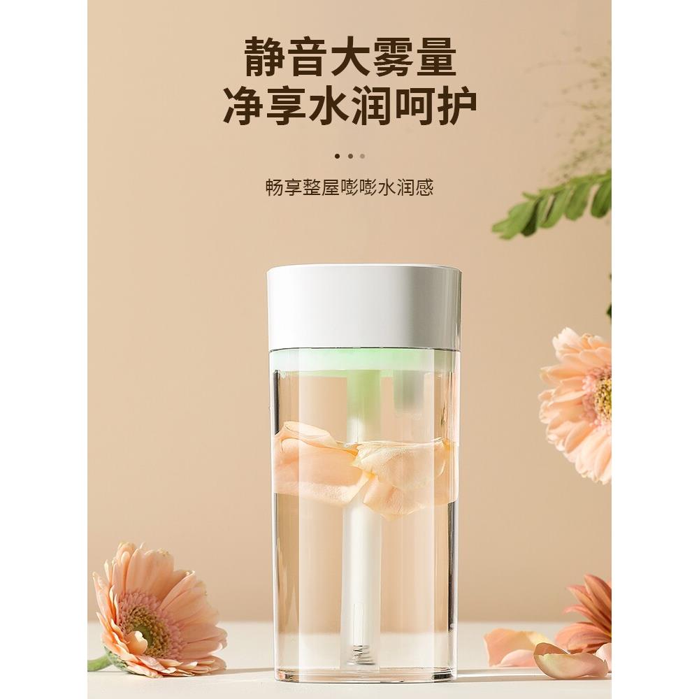 小型空气加湿器汽车香薰喷雾机家用安静卧室气氛轻汽车香水消除异