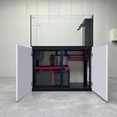 海魔方轻奢家庭底滤玄关隔断客厅装 饰落地屏风海水鱼底过滤珊瑚缸